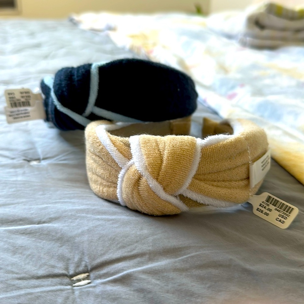 Anthropologie Terry Cloth Headbands 💙